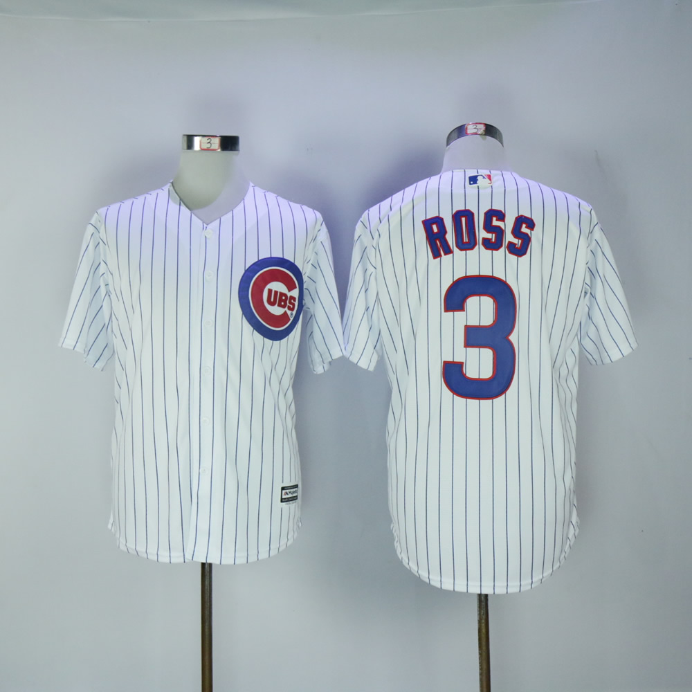 Men Chicago Cubs #3 Ross White MLB Jerseys->chicago cubs->MLB Jersey